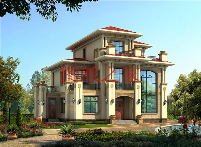 精選5套占地150平的三層別墅設(shè)計圖，主體造價50萬內(nèi)，挑一套建房吧！