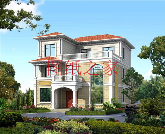 精選5套占地150平的三層別墅設(shè)計圖，主體造價50萬內(nèi)，挑一套建房吧！