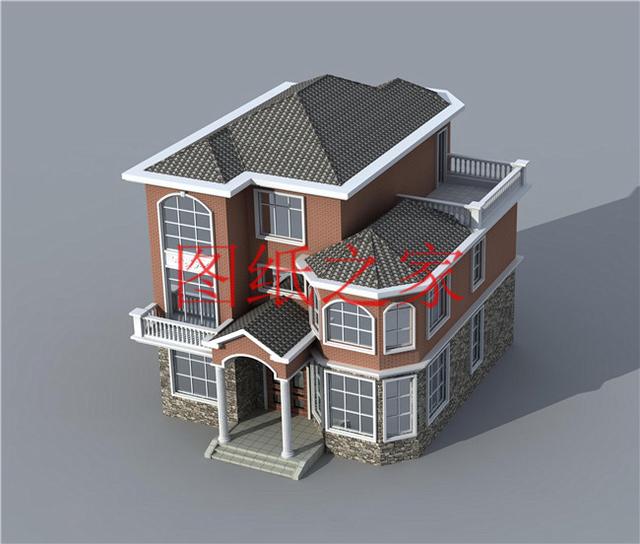 精選5套占地150平的三層別墅設(shè)計圖，主體造價50萬內(nèi)，挑一套建房吧！