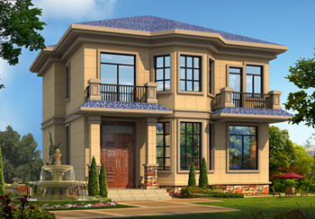 農(nóng)村18萬(wàn)元二層小樓圖，占地120平面，戶型緊湊合理