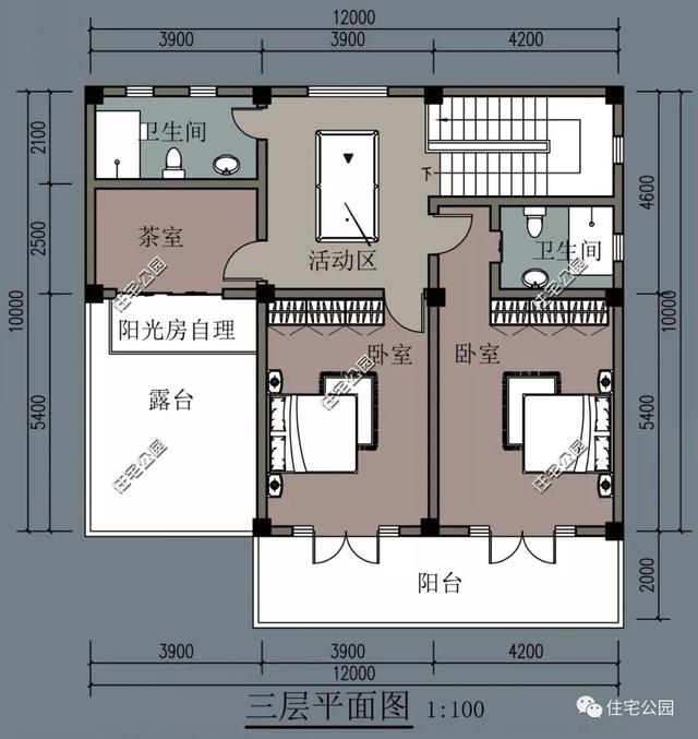 農村臨街帶商鋪自建房，6套帶門面別墅戶型設計圖