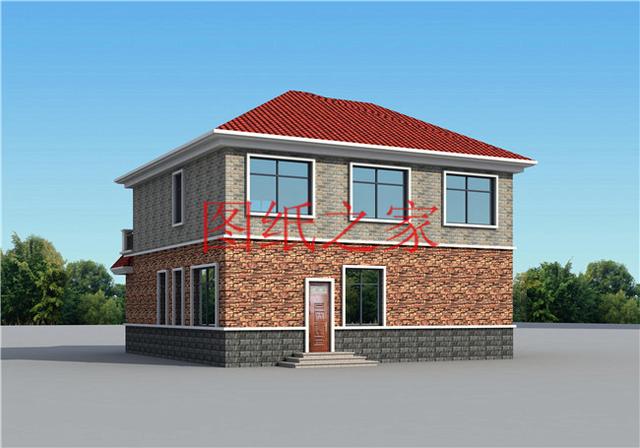 推薦3套農村二層別墅設計圖，2個客廳5個臥室，全家人都能住在一起，不能錯過！