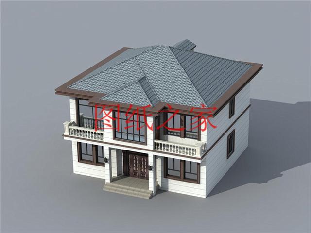 推薦3套農村二層別墅設計圖，2個客廳5個臥室，全家人都能住在一起，不能錯過！