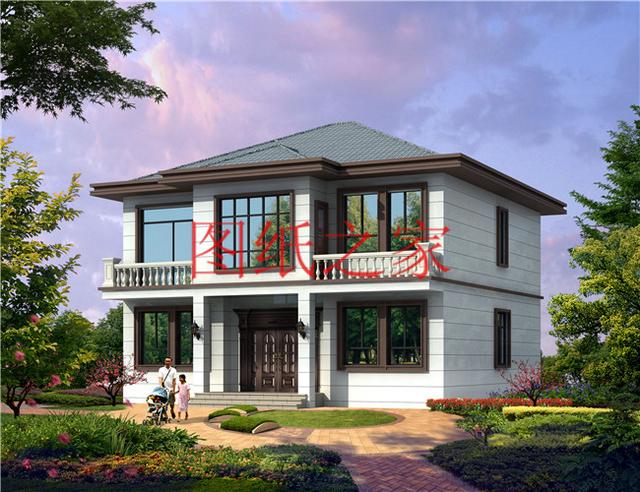 推薦3套農村二層別墅設計圖，2個客廳5個臥室，全家人都能住在一起，不能錯過！