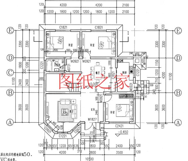 占地100平方米左右小宅基地的二層別墅，造價只要20萬！