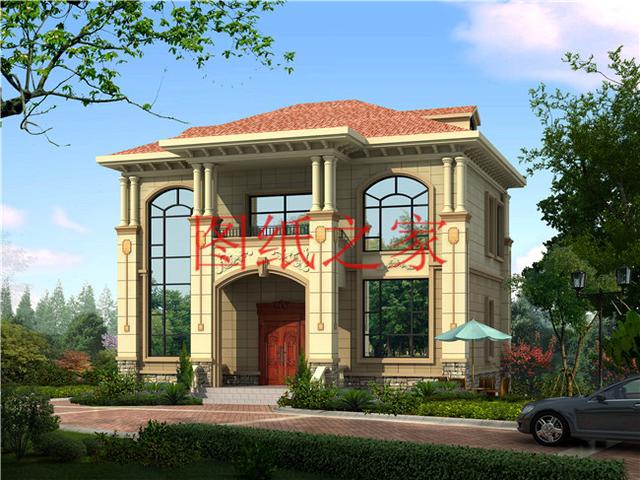 占地100平方米左右小宅基地的二層別墅，造價只要20萬！