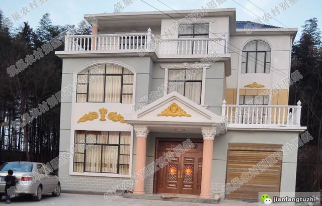 12×12米三層農村別墅設計圖，帶多露臺+套間，一起來看看。