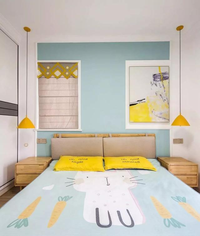 76平米簡約北歐風裝修，客廳沙發背景墻簡單又好看！