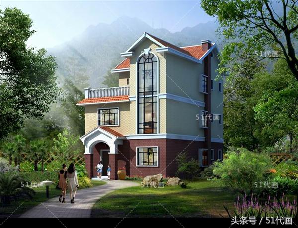 推薦3款農村三層別墅設計圖，簡潔大方，適合農村自建！