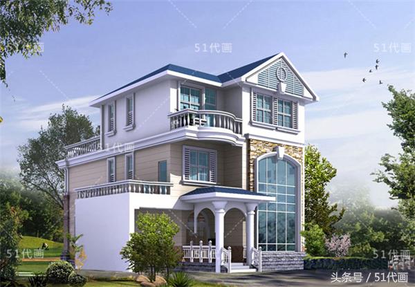 推薦3款農村三層別墅設計圖，簡潔大方，適合農村自建！