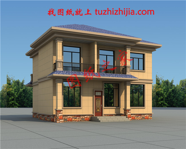 農(nóng)村18萬(wàn)元二層小樓圖，占地120平面，戶型緊湊合理