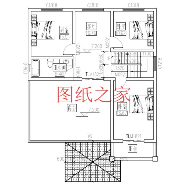 占地110平的農(nóng)村三層別墅設(shè)計(jì)圖，最接地氣，造價(jià)不到30萬(wàn)，美觀又實(shí)用！
