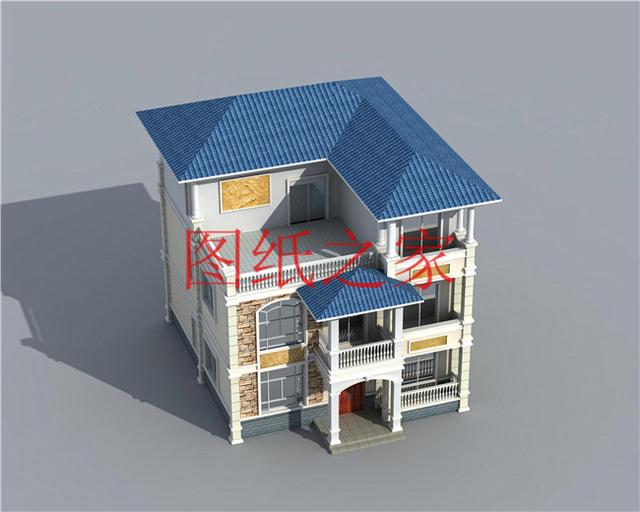 占地110平的農(nóng)村三層別墅設(shè)計(jì)圖，最接地氣，造價(jià)不到30萬(wàn)，美觀又實(shí)用！