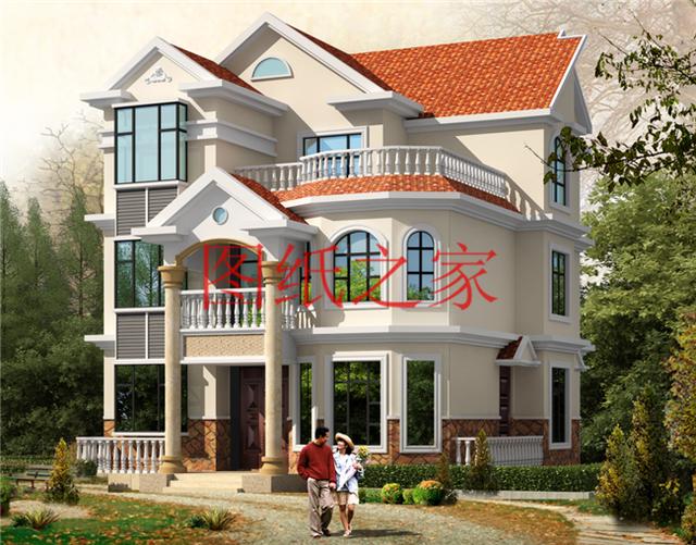 占地110平的農(nóng)村三層別墅設(shè)計(jì)圖，最接地氣，造價(jià)不到30萬(wàn)，美觀又實(shí)用！