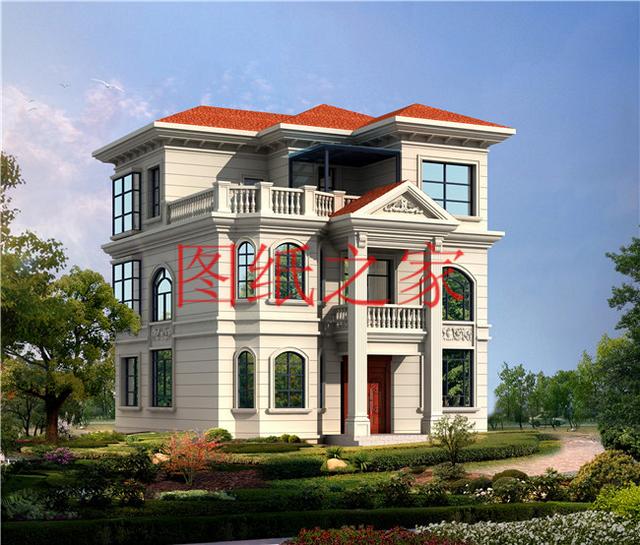 占地110平的農(nóng)村三層別墅設(shè)計(jì)圖，最接地氣，造價(jià)不到30萬(wàn)，美觀又實(shí)用！