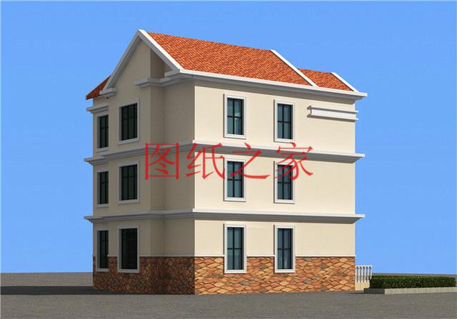 占地110平的農(nóng)村三層別墅設(shè)計(jì)圖，最接地氣，造價(jià)不到30萬(wàn)，美觀又實(shí)用！