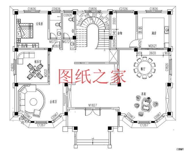 適合大宅基地的三層別墅，包括全套圖紙，豪華氣派，絕對讓你眼前一亮！