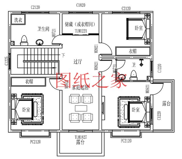 兩款經濟適用的小戶型三層別墅，多臥室，全家人都住的下！