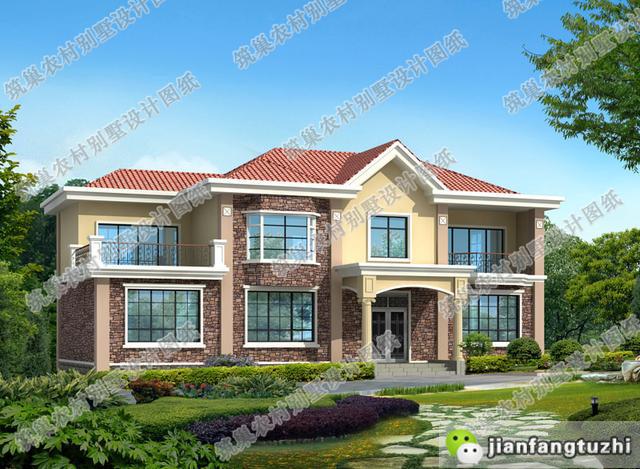 三款造價30萬的農村三層田園歐式別墅設計圖，享受田園生活樂趣！