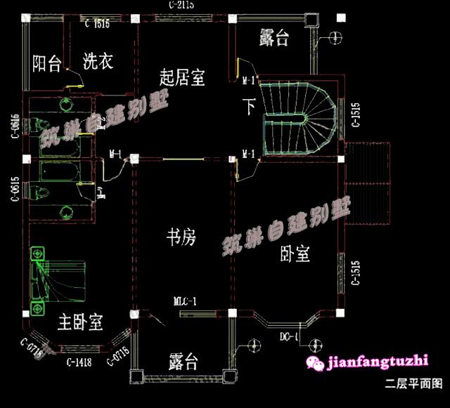 占地134平方米的二層農(nóng)村別墅設(shè)計(jì)圖，簡單易建，建出的實(shí)體圖也非常好看！