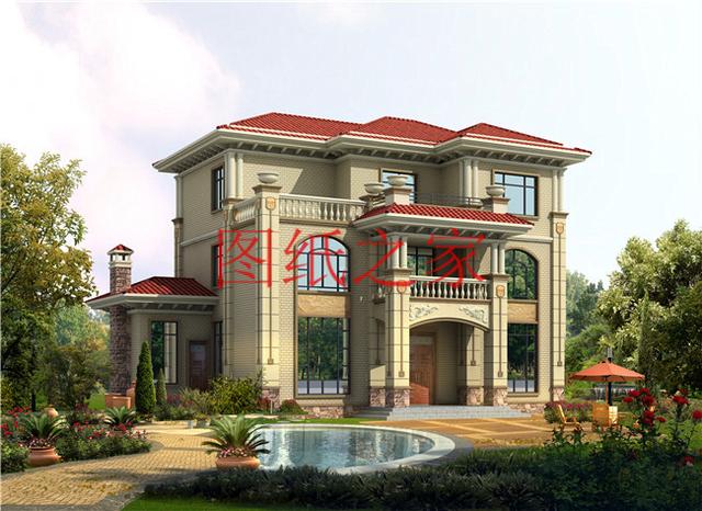 推薦5套優雅大氣的三層別墅，占地170平方米，造價不到40萬元，這可算是撿到寶了！