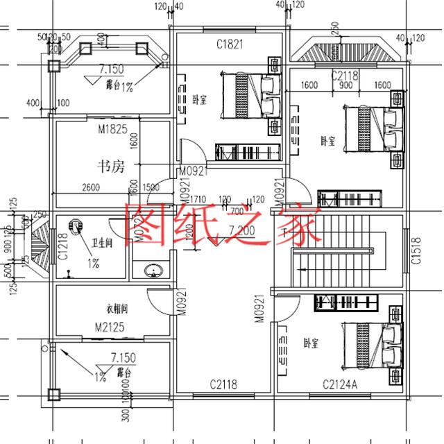 推薦5套優雅大氣的三層別墅，占地170平方米，造價不到40萬元，這可算是撿到寶了！