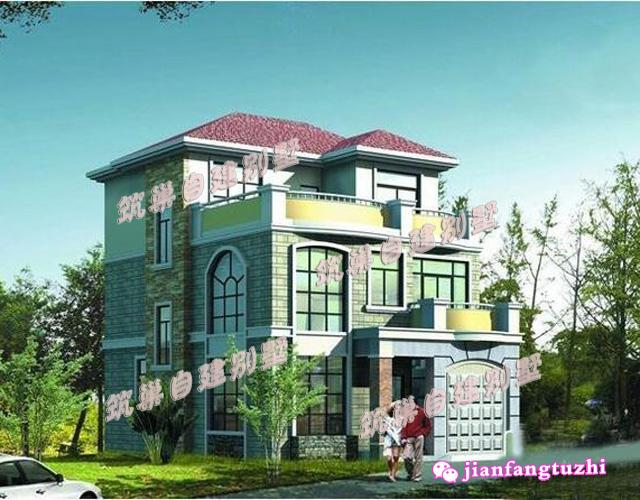 2款占地90平方米的三層別墅設計圖，別墅精致布局合理，而且花費也少。