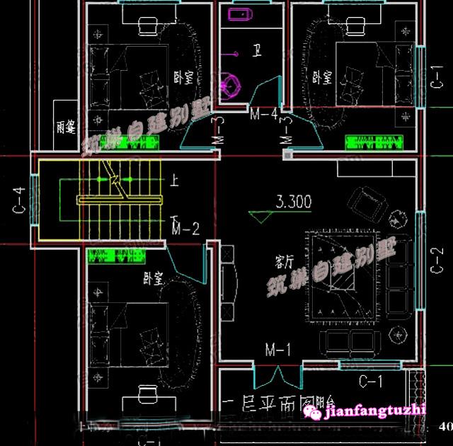 2款占地90平方米的三層別墅設計圖，別墅精致布局合理，而且花費也少。