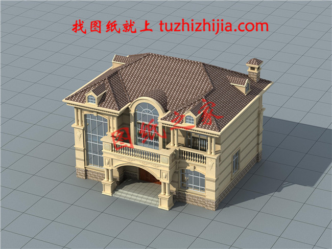 2019年新款別墅外觀圖及全套施工圖紙，占地面積13&times;10米