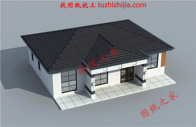 精選6套農村一層平房設計圖，造價只需10萬元