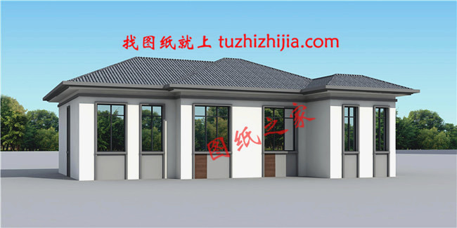 精選6套農村一層平房設計圖，造價只需10萬元