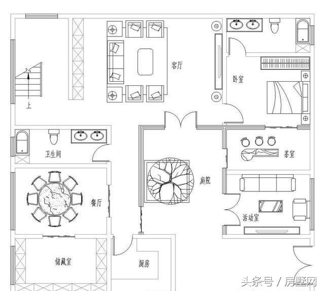 新中式三層磚混結(jié)構(gòu)別墅設(shè)計(jì)圖，豪華還帶泳池，被植物環(huán)繞，空氣超好，非常適合養(yǎng)老！