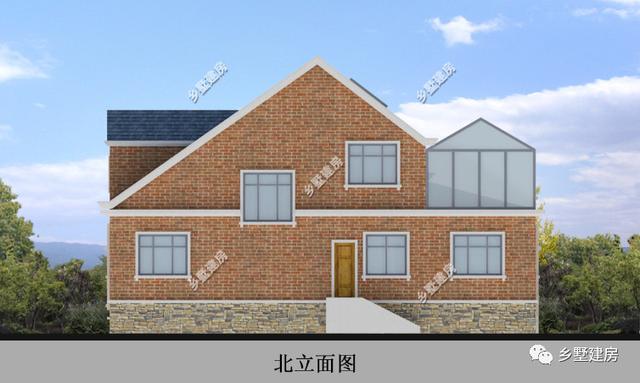 三層款外形豪華大氣的農村別墅設計圖，給你不一樣的感覺！