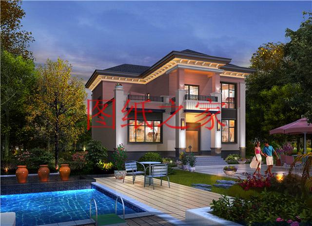 推薦3款占地150平方米的二層別墅設計圖，不會過時的經典戶型，一起來欣賞！