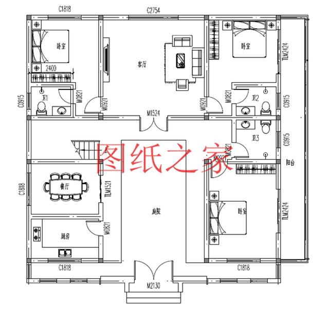 介紹3套二層別墅，光開(kāi)間就有15米，造價(jià)還不到40萬(wàn)，真是美美噠！