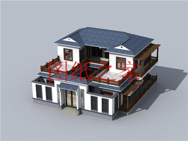 介紹3套二層別墅，光開(kāi)間就有15米，造價(jià)還不到40萬(wàn)，真是美美噠！