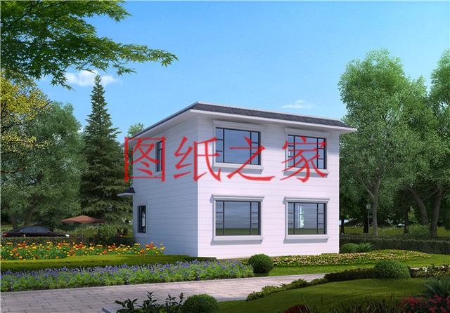 兩款小宅基地的二層別墅設計圖，4室3廳2衛陽臺，小戶型二層別墅也能住得很寬敞！