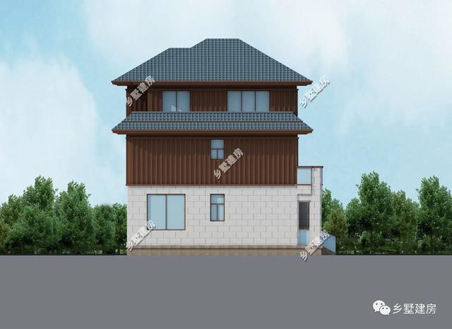 18x12米農村現代風格小別墅設計圖，大氣又簡單，濃濃現代元素，做村里最亮眼的別墅！