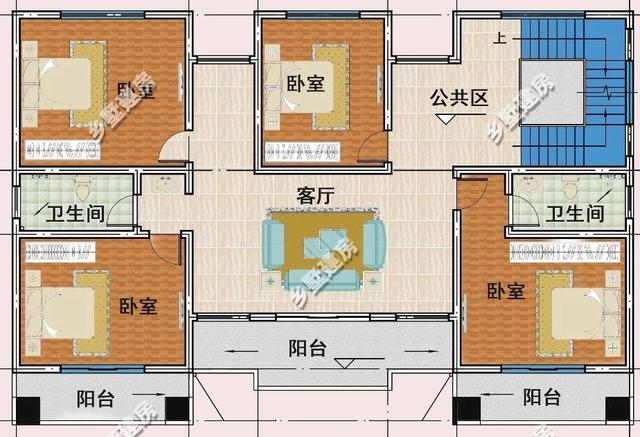 18x12米農村現代風格小別墅設計圖，大氣又簡單，濃濃現代元素，做村里最亮眼的別墅！