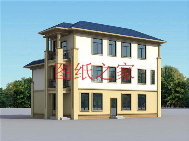 簡約接地氣的三層別墅設計圖，占地150平卻有6、7個臥室，住起來絕對舒適寬敞！