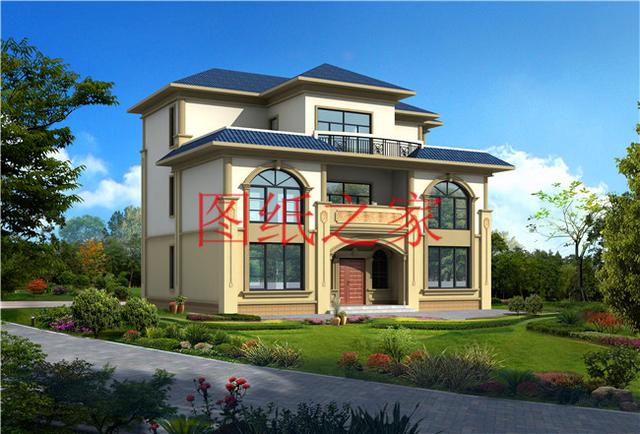 簡約接地氣的三層別墅設計圖，占地150平卻有6、7個臥室，住起來絕對舒適寬敞！