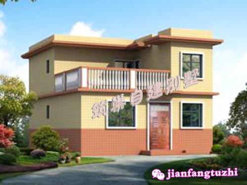 推薦兩款農村平屋頂自建房，簡單實用，造價也不高，帶CAD全套施工圖