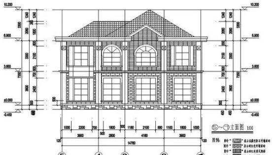 14.7米x10.3米農(nóng)村二層現(xiàn)代別墅設(shè)計圖，帶棋牌室，適合農(nóng)村自建！