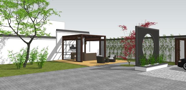 15.3米X11.5米二層新中式別墅設(shè)計圖，帶活動室和健身房，造價40萬，在家也能運動！