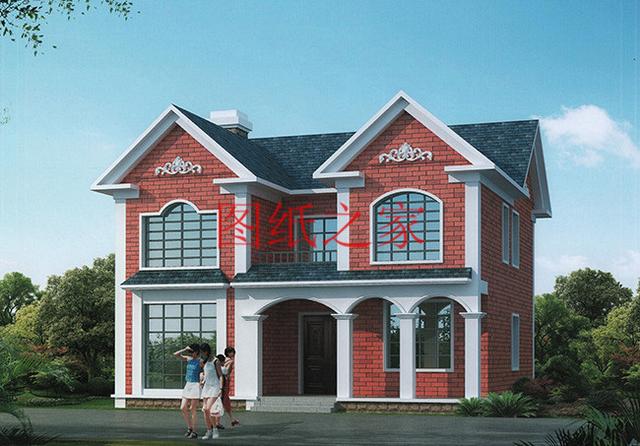 分享4套農村二層別墅，占地120平方米左右，造價不到20萬，經濟又實用！