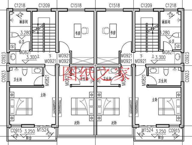 宅基地面積有限可以建雙拼別墅，每戶造價不到30萬，經濟又實用，父母也可以跟著享福！