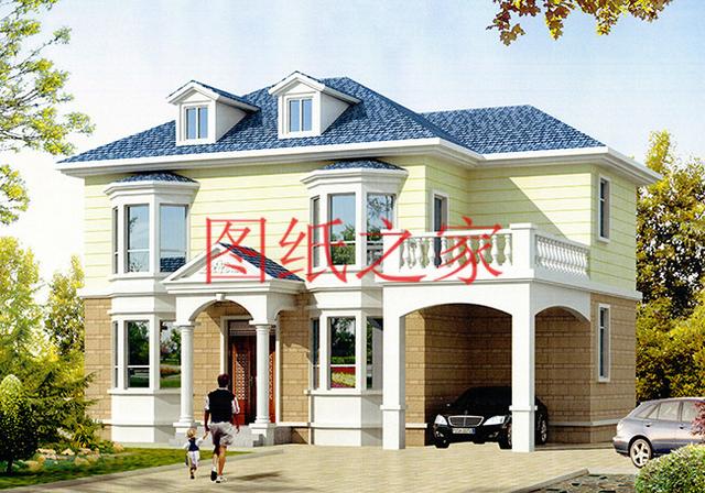 推薦4套小戶型二層別墅，占地100平米，經濟實用造價低，值得收藏！