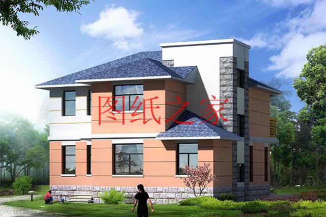 推薦4套小戶型二層別墅，占地100平米，經濟實用造價低，值得收藏！