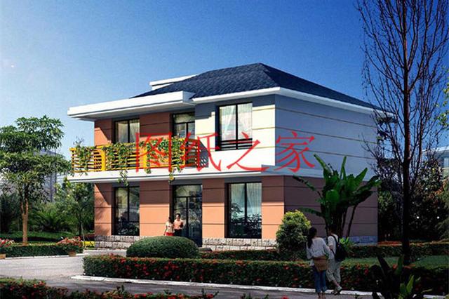 推薦4套小戶型二層別墅，占地100平米，經濟實用造價低，值得收藏！