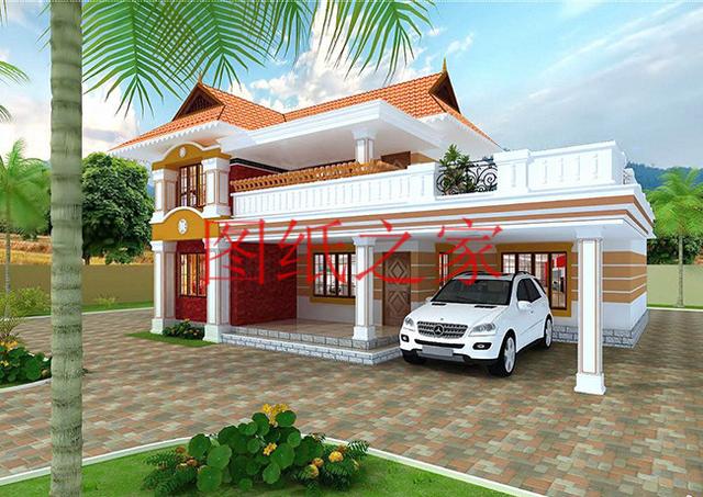 推薦4套小戶型二層別墅，占地100平米，經濟實用造價低，值得收藏！